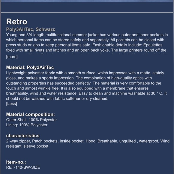 WELLENSTEYN “Retro” Black Utility Outdoor Winter Jacket - Picture 8 of 8